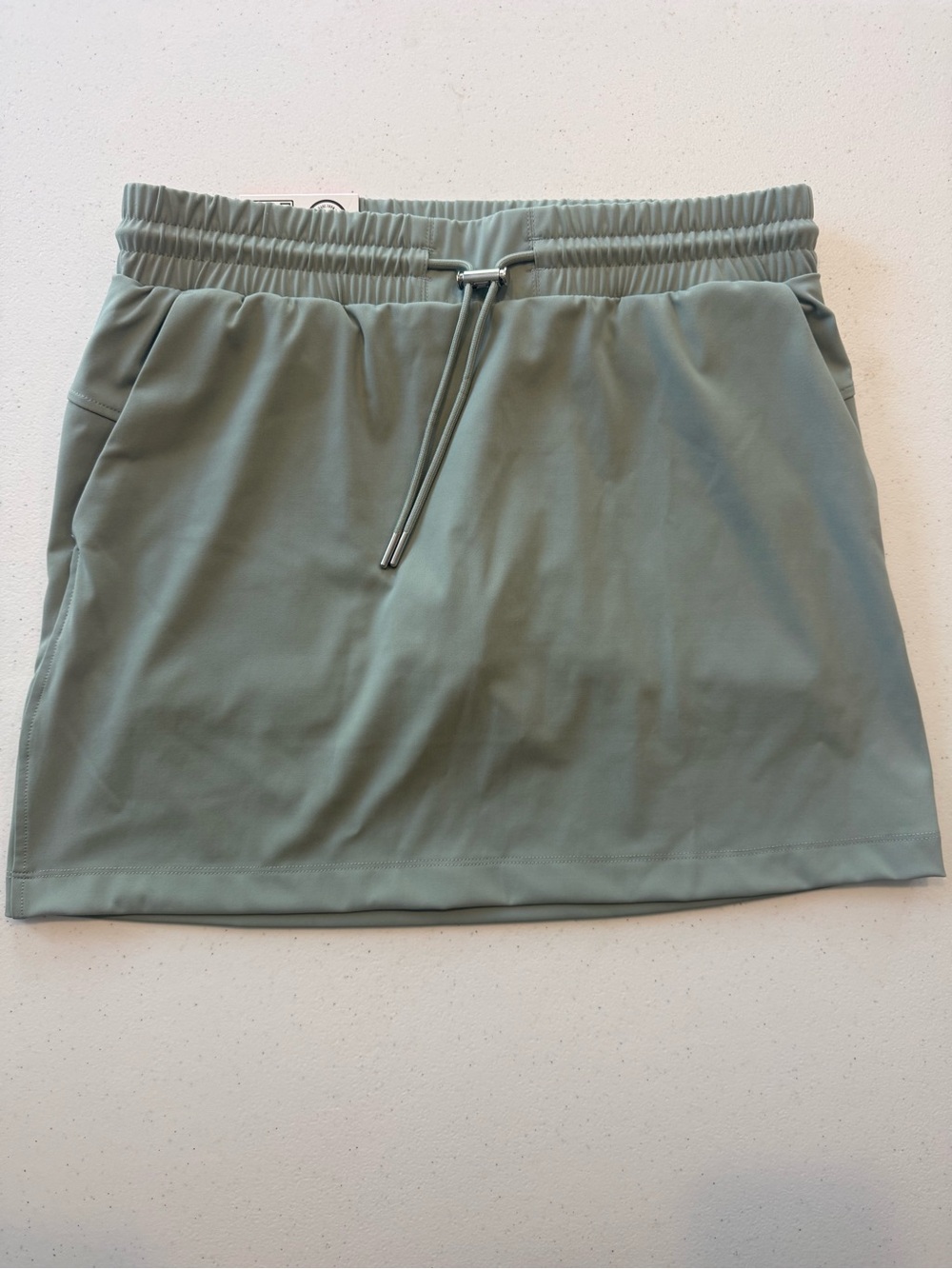 Member Mark’s Travel Sage Green Active Drawstring Skort